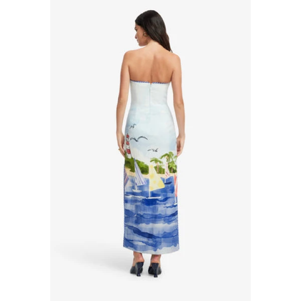 Premium linen maxi dress