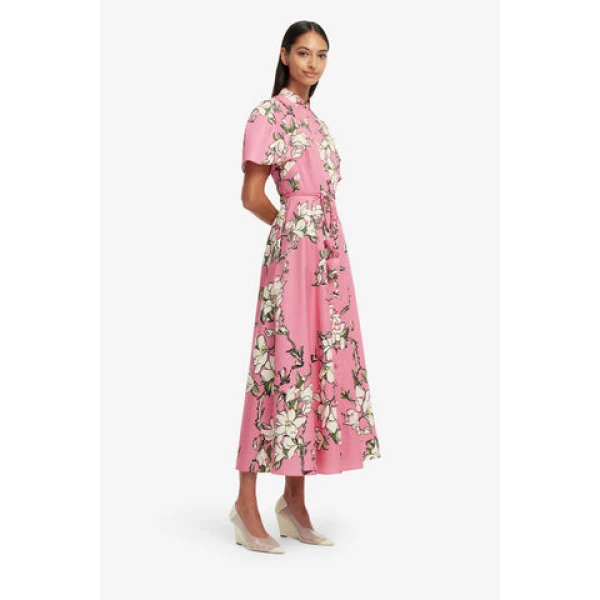 Premium cotton midi dress