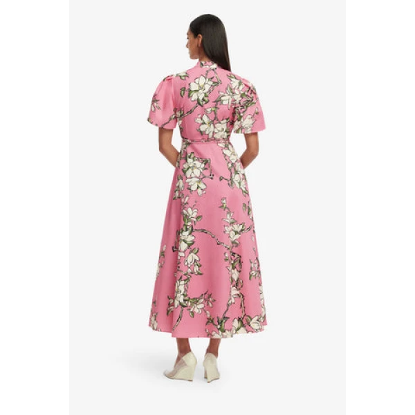Exclusive LEO LIN Magnolia Print in Pink