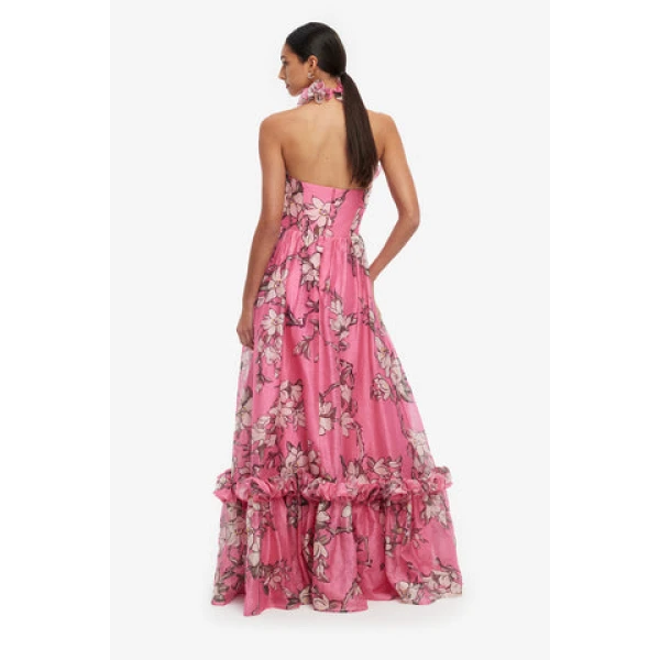 Exclusive LEO LIN Magnolia Print in Pink