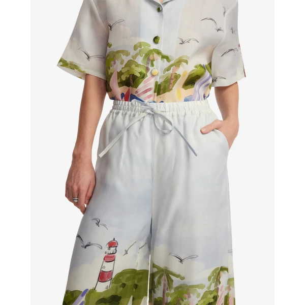 Drawstring elasticated waistband