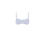 Leo Lin Blue Tops Premium bralette