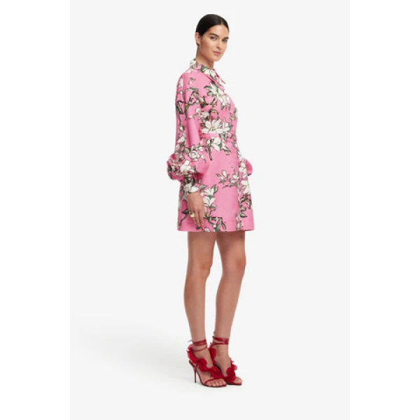 Premium linen mini dress