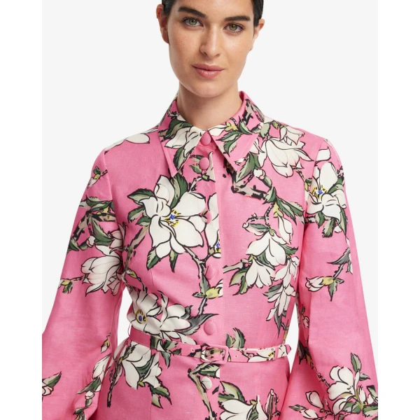 Bishop sleeve with button cuff