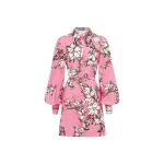 Leo Lin Pink Dresses Soft pink and ivory magnolias scattered across a gentle base. Light