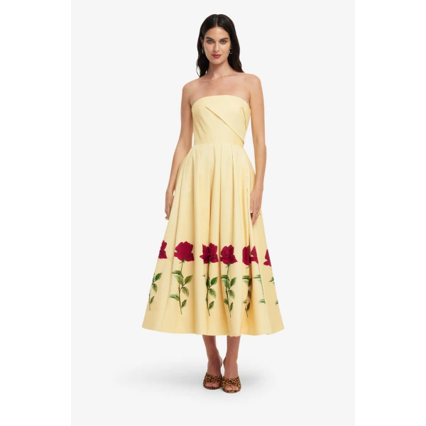 Strapless neckline