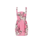Leo Lin Pink Dresses Soft pink and ivory magnolias scattered across a gentle base. Light