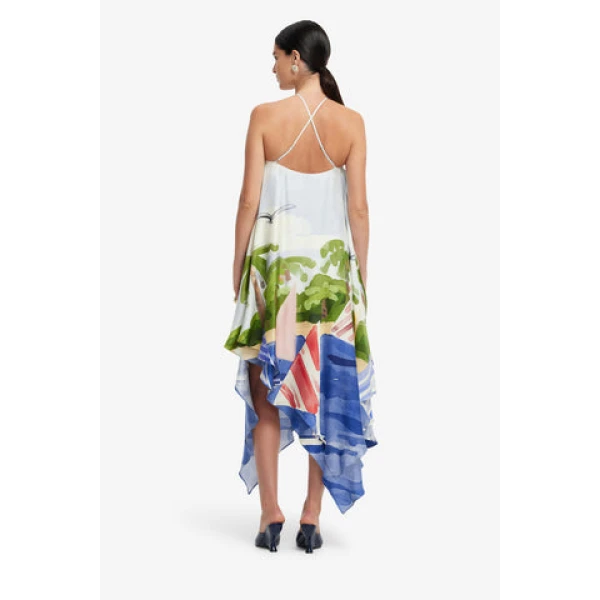 Premium silk maxi dress