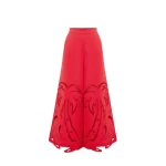 Leo Lin Multicolour Pants Premium appliqué pants