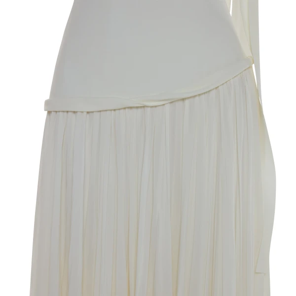 Marmar Halim Ana - Fitted Crepe Gown With Chiffon Cut-Outs And Heart Neckline Gowns
