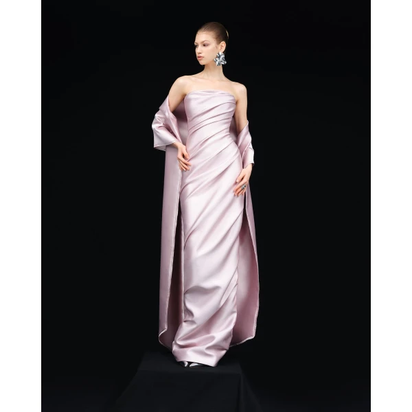 Marmar Halim Draped Mikado Gown Gowns