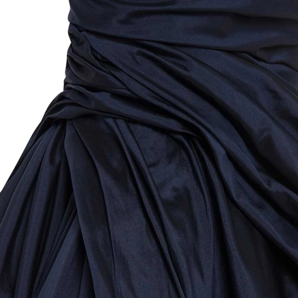 Marmar Halim Draped One Shoulder Bodice Mermaid Gown Gowns