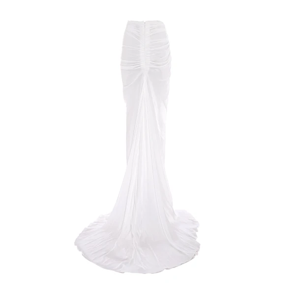 Marmar Halim Draped Satin - Like Skirt Skirt