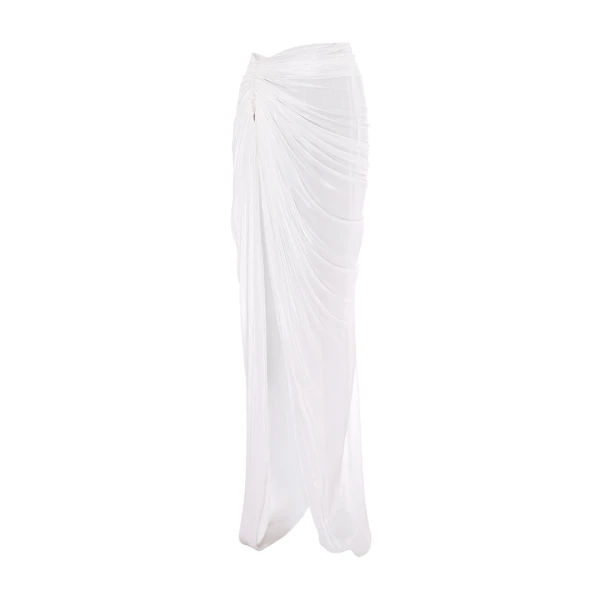 Marmar Halim Draped Satin - Like Skirt Skirt