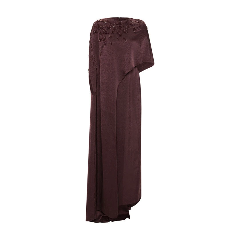 Marmar Halim Embodied Long Front Cape Gown Gowns Marmar Halim Embodied Long Front Cape Gown Gowns