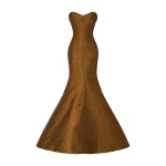 Marmar Halim Pleated Fish Tail Cut Gown Gowns