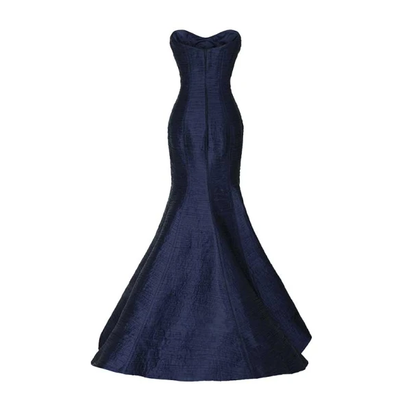 Marmar Halim Pleated Fish Tail Cut Gown Gowns