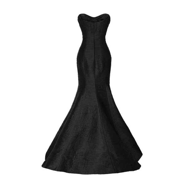 Marmar Halim Pleated Fish Tail Cut Gown Gowns