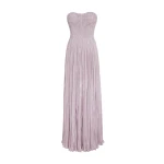 Marmar Halim Pleated Foil Fabric Silk Gown Gowns Marmar Halim Pleated Foil Fabric Silk Gown Gowns