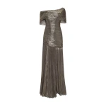 Marmar Halim Pleated Off-Shoulder With Fish Tail Dress Dresses