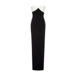 Marmar Halim Pleated Silk Crepe Gown Gowns