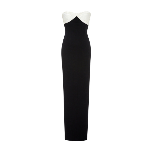 Marmar Halim Pleated Silk Crepe Gown Gowns