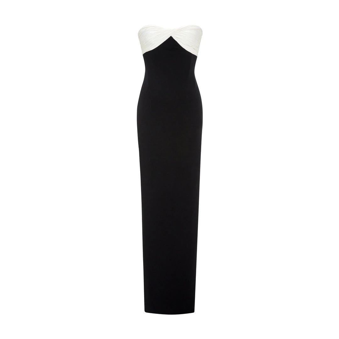 Marmar Halim Pleated Silk Crepe Gown Gowns Marmar Halim Pleated Silk Crepe Gown Gowns