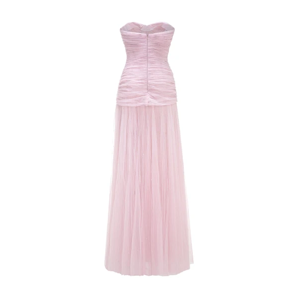 Marmar Halim Sequined Embroidered Tulle Dress Dresses