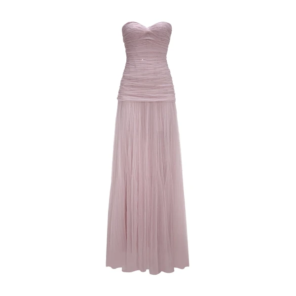 Marmar Halim Sequined Embroidered Tulle Dress Dresses