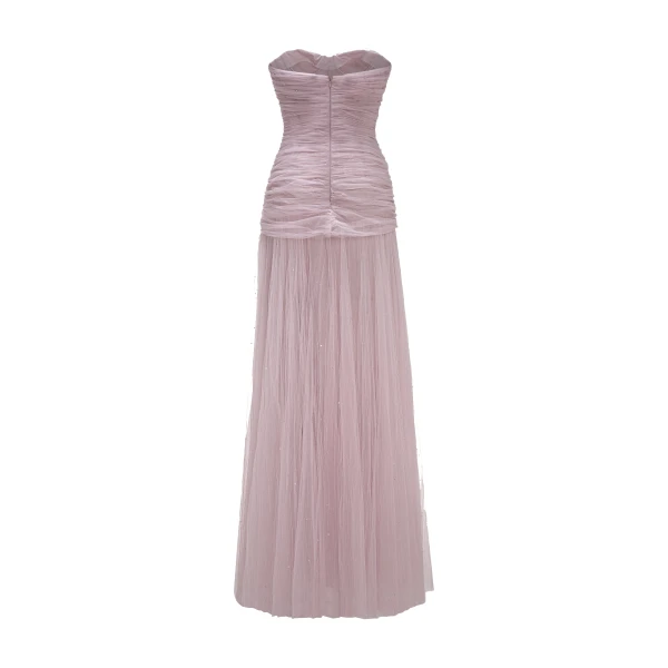 Marmar Halim Sequined Embroidered Tulle Dress Dresses
