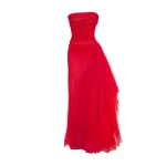 Marmar Halim Side Tail Pleated Tulle Gown Gowns