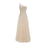 Marmar Halim Single-Shoulder Silk Tulle Gown Gowns