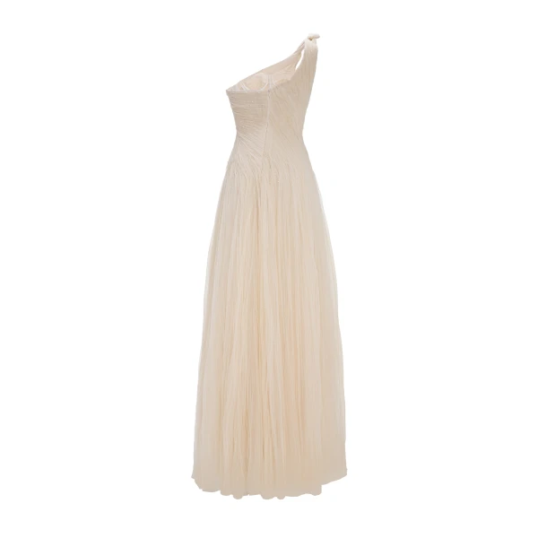 Marmar Halim Single-Shoulder Silk Tulle Gown Gowns