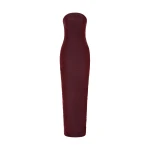 Marmar Halim Strapless Pleated Straight Gown Gowns