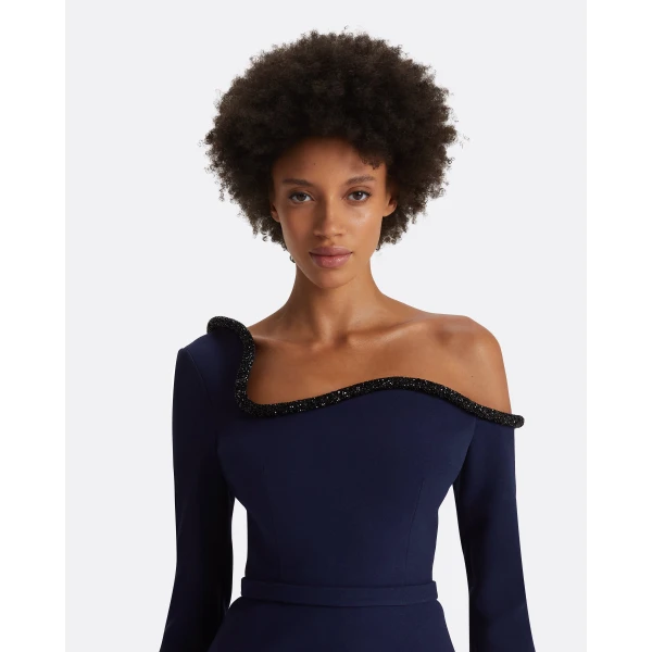 Safiyaa Aime Azurite Blue Top, view 4