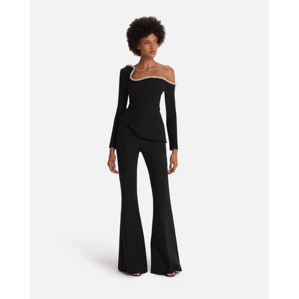 Safiyaa Aime Crimson Top, view 2