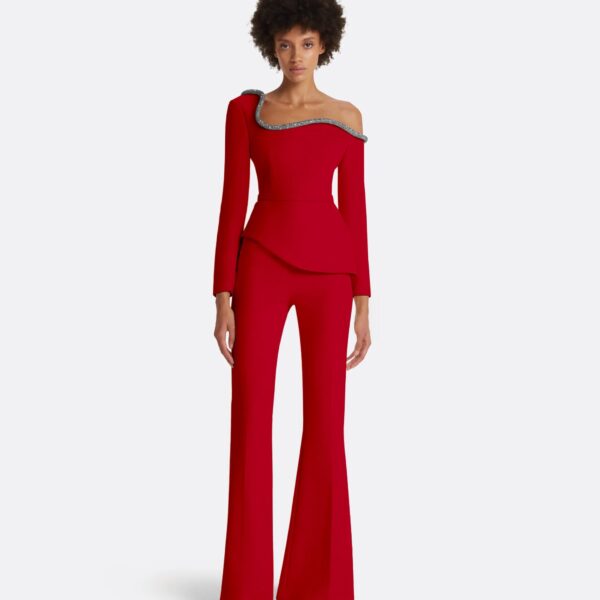 Aime Crimson Top - Image 2