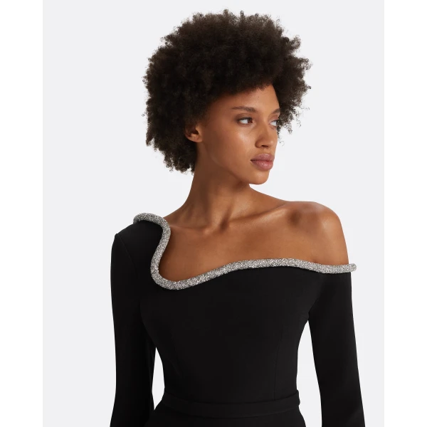 Safiyaa Aime Crimson Top, view 4