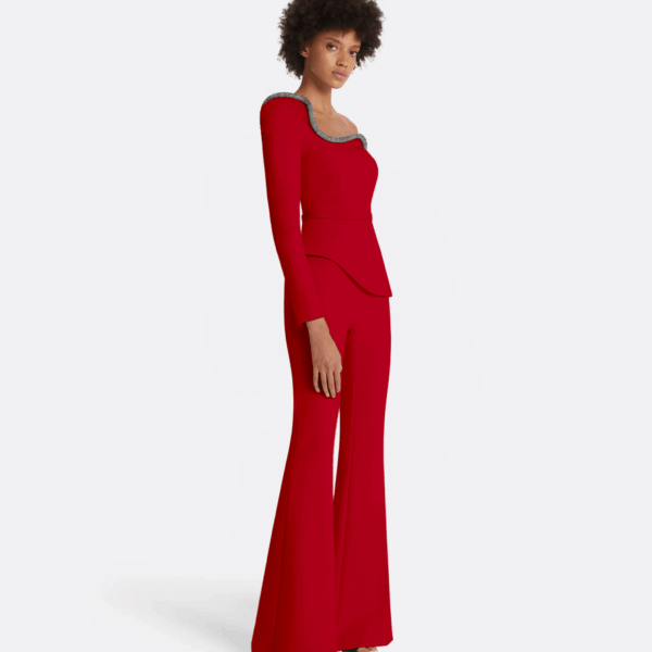Aime Crimson Top - Image 5