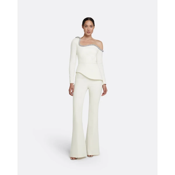 Safiyaa Aime Ivory Top, view 2
