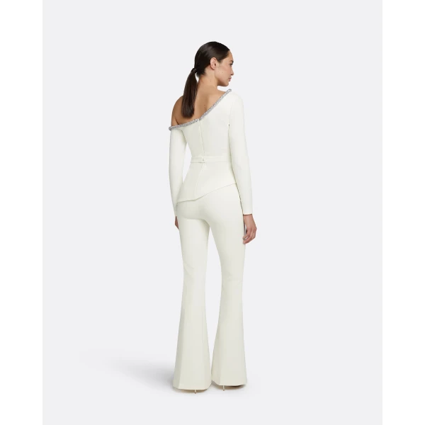Safiyaa Aime Ivory Top, view 3