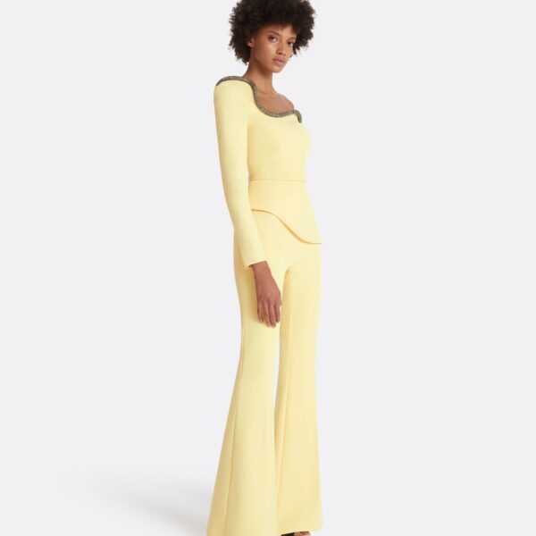 Aime Pale Yellow Top - Image 5
