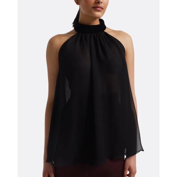 Safiyaa Akira Top in Black, view 6