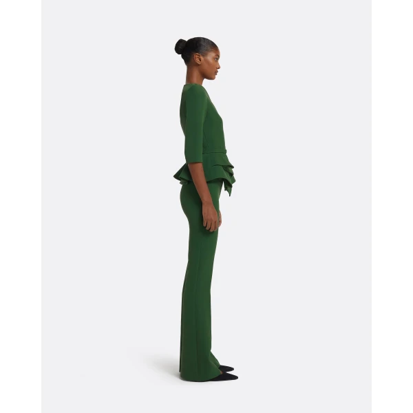 Safiyaa Alexa Trouser in Moss Green, view 5
