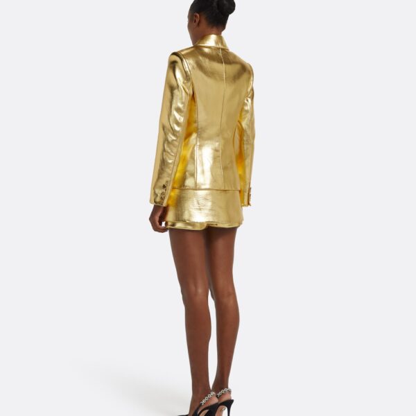 Alfie Jacket in Gold - Image 4
