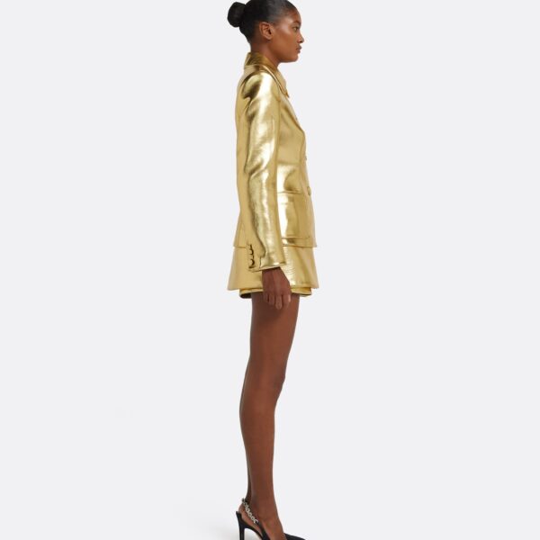 Alfie Jacket in Gold - Image 6