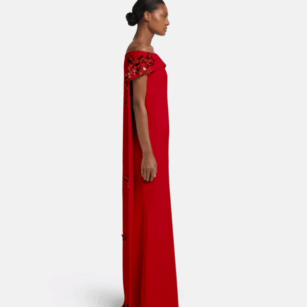 Arabella Harness With Soshin Dress in Crimson - Image 4