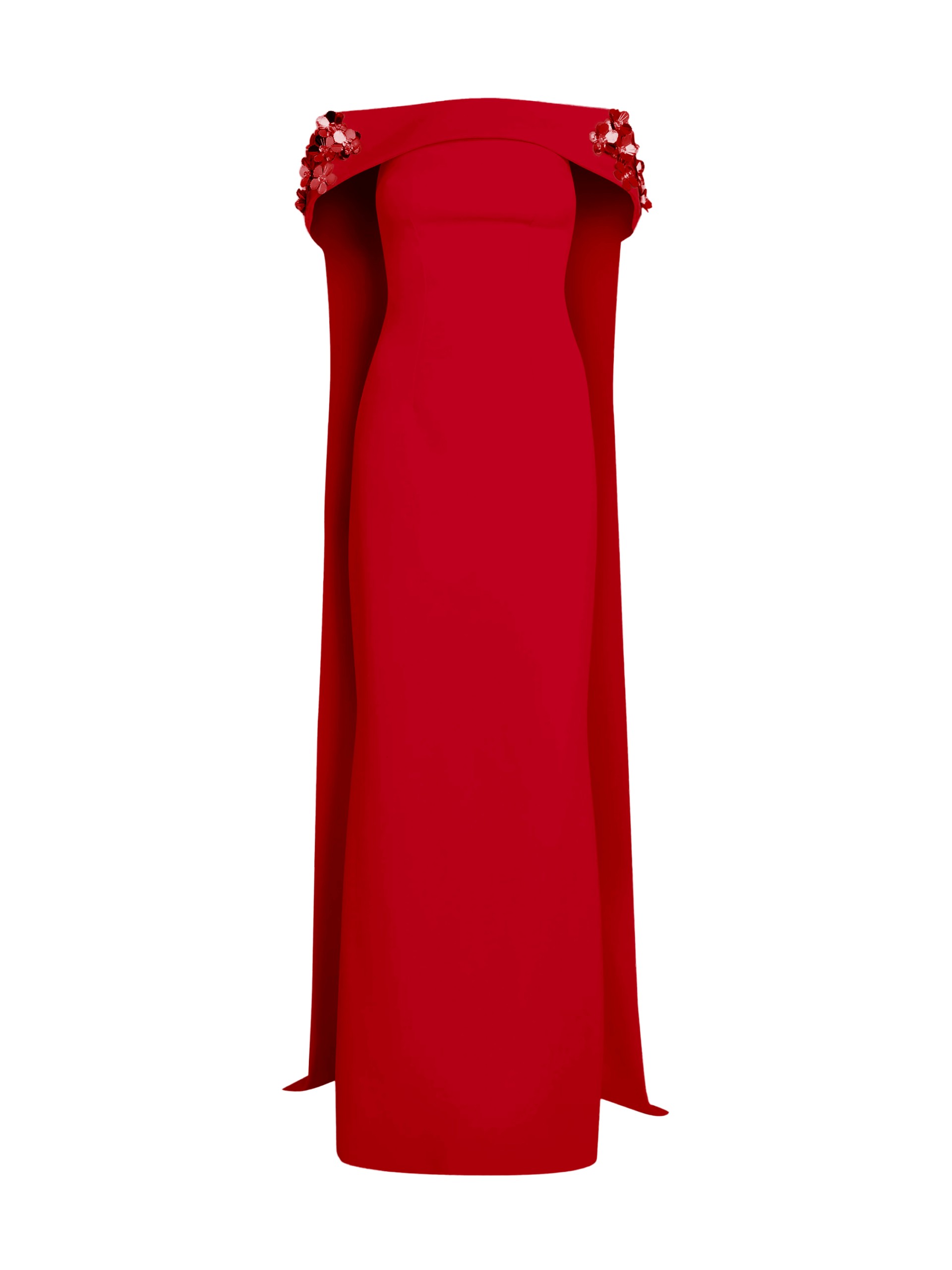Safiyaa-Arabella-Harness-With-Soshin-Dress-in-Crimson-Coveti-scaled56856_nobg Arabella Harness With Soshin Dress in Crimson - Image 1