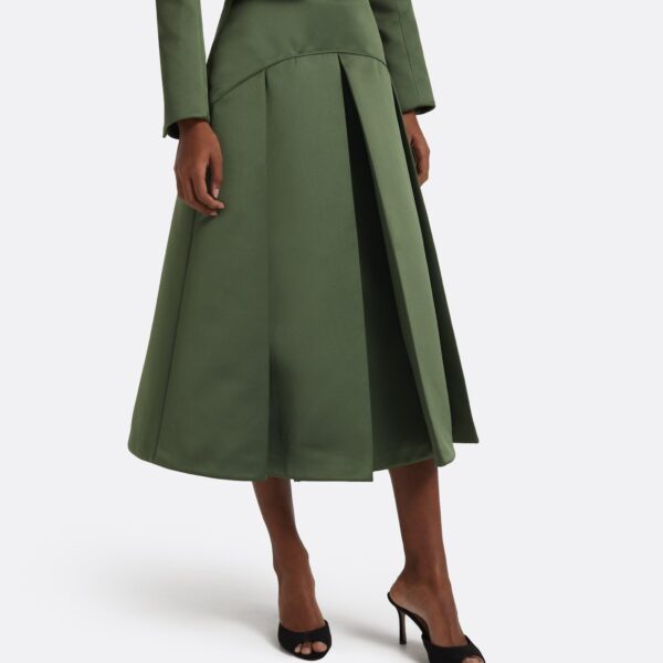 Archie Skirt in Moss Green - Image 4