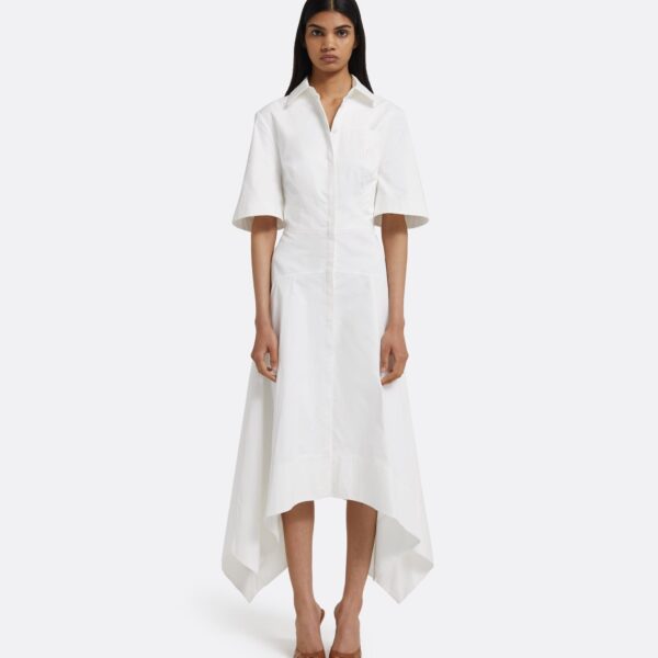 Aster Midi Dress in Ivory - Image 2